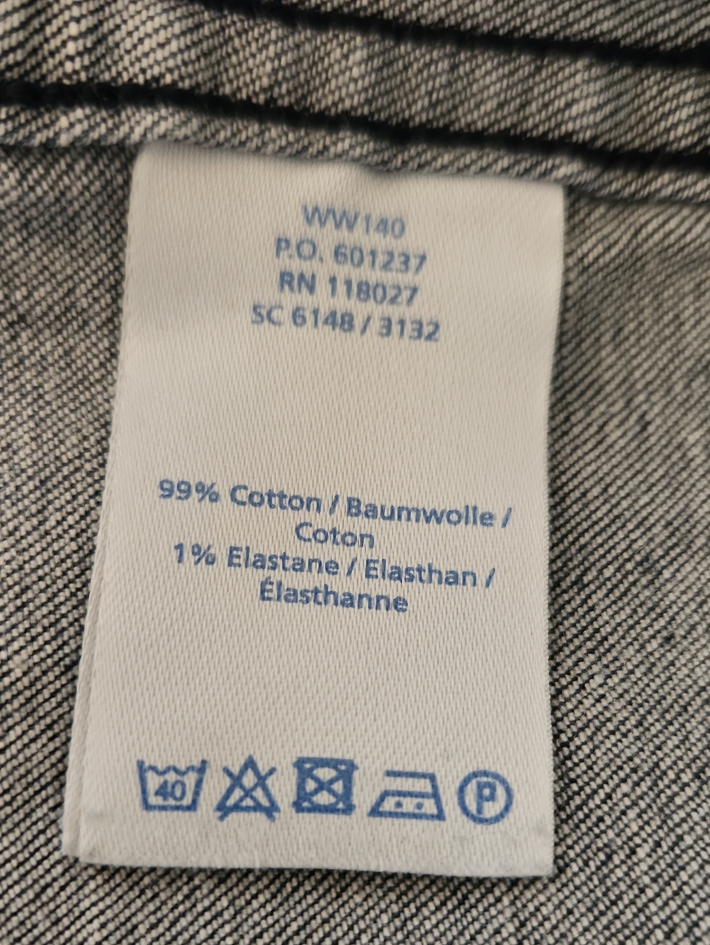 BODEN Laura Denim Button Front Stretch Shirt Dress Size 16L - Picture 14 of 16